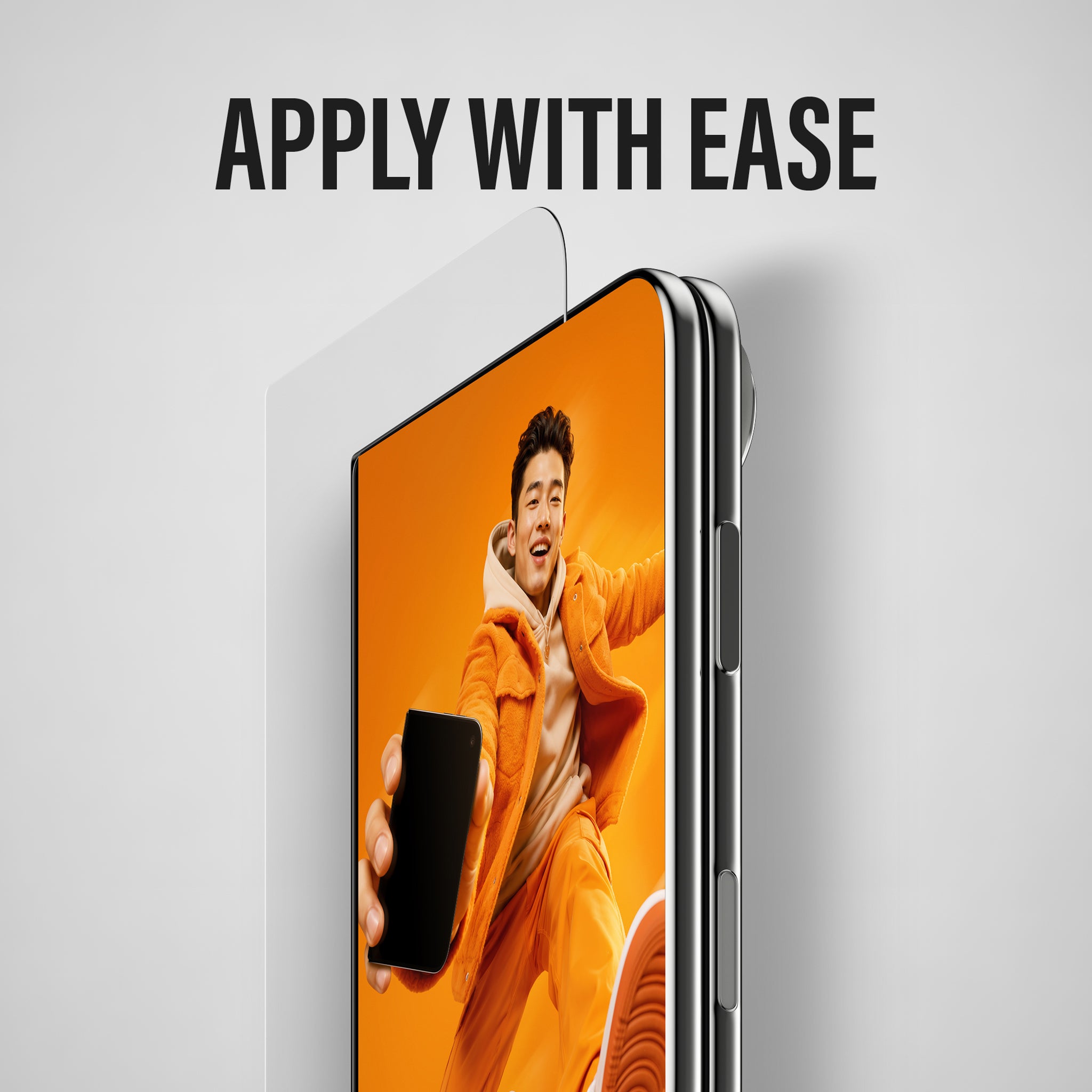 PanzerGlass® Front Screen Protector iPhone Duo | FRAME FIT w. EasyAligner